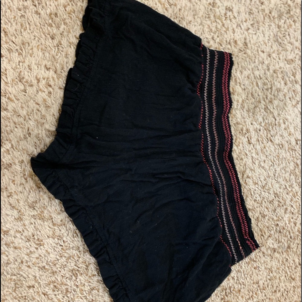 flowy ruffled bottom shorts